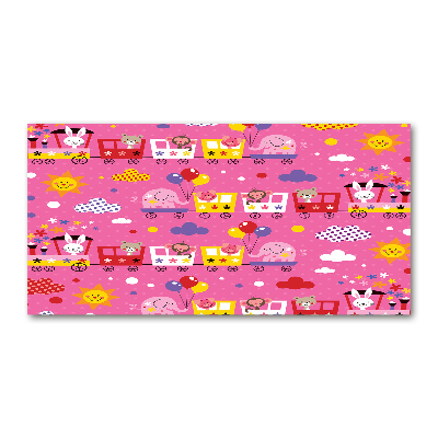 Foto in plexiglas Dieren in de trein