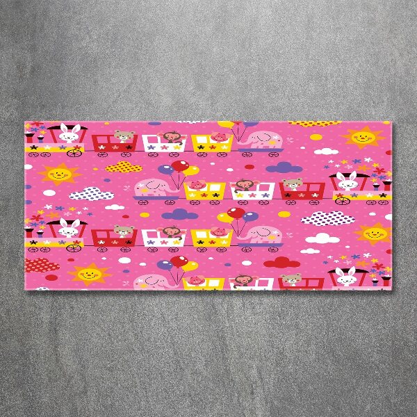 Foto in plexiglas Dieren in de trein