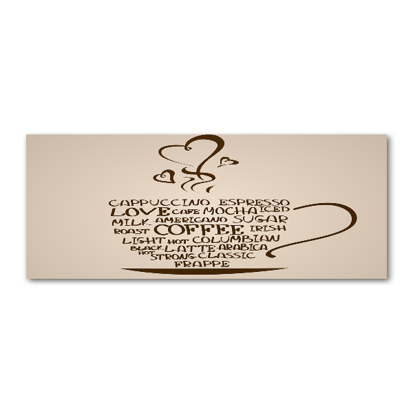 Plexiglas schilderij Een kopje koffie