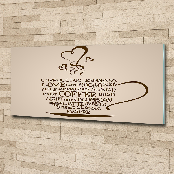 Plexiglas schilderij Een kopje koffie