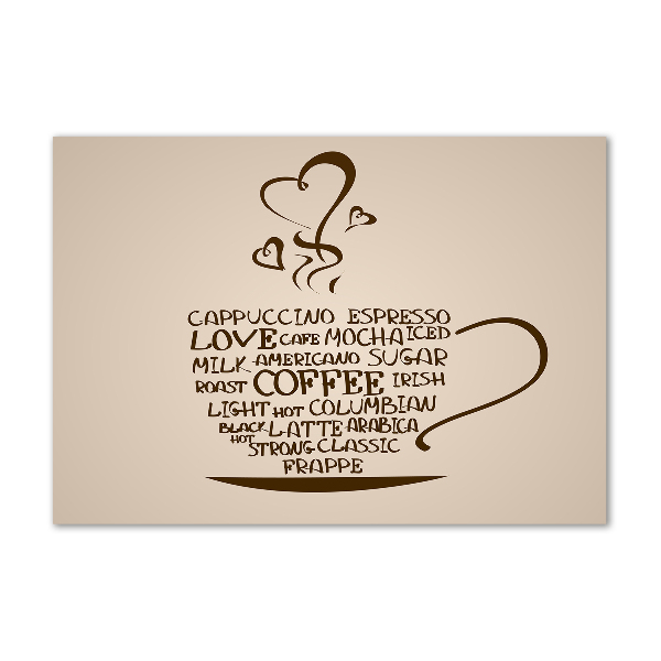 Plexiglas schilderij Een kopje koffie