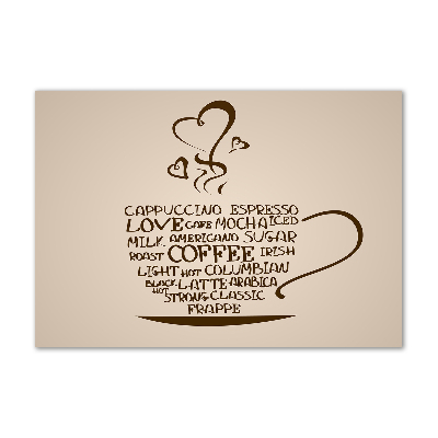Plexiglas schilderij Een kopje koffie