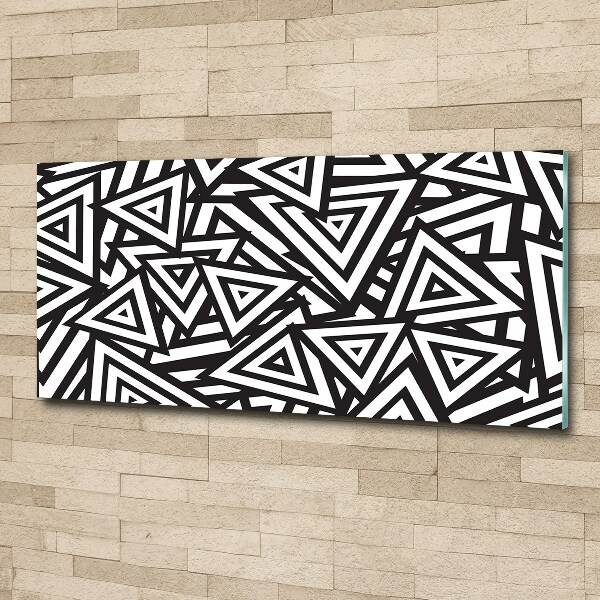 Foto in plexiglas Achtergrond met driehoeken