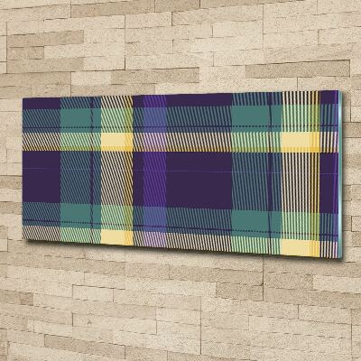 Schilderij op acrylglas Geruite textuur