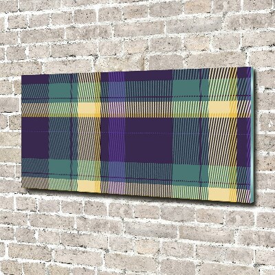 Schilderij op acrylglas Geruite textuur