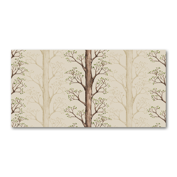 Schilderij op acrylglas Bomen