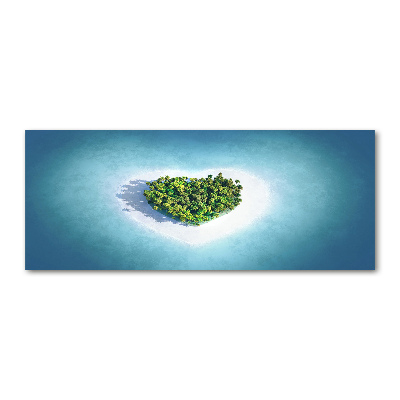 Foto op plexiglas Hartvormig eiland