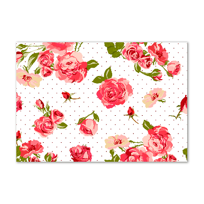 Obraz zdjęcie na ścianę szkło akrylowe Róże