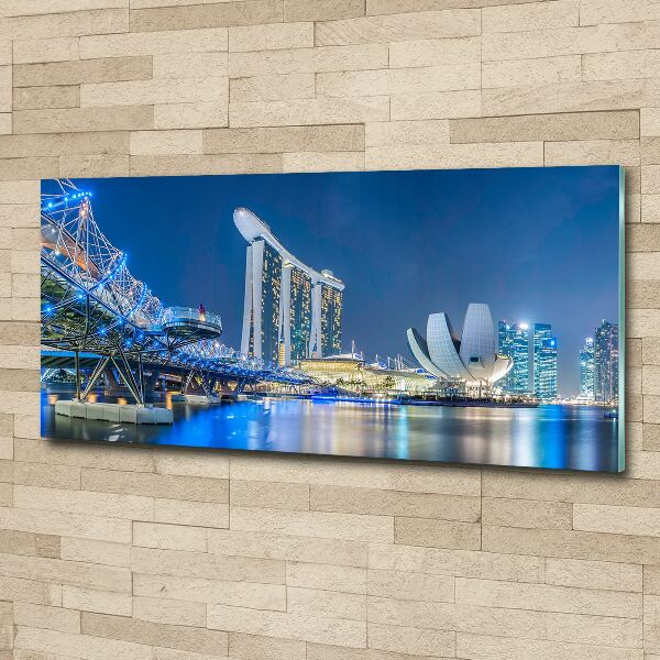 Foto in plexiglas Singapore bij nacht