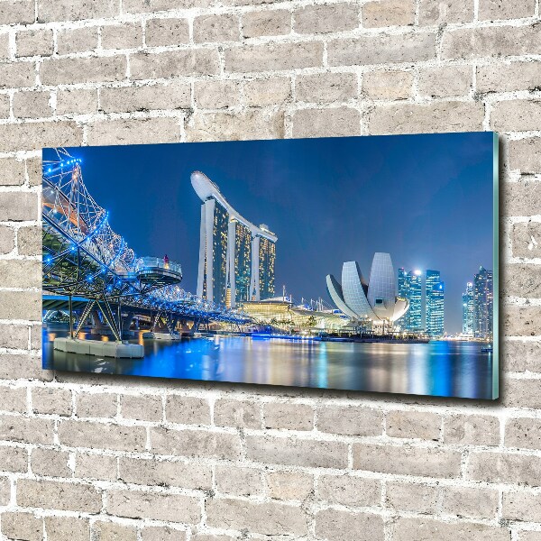 Foto in plexiglas Singapore bij nacht
