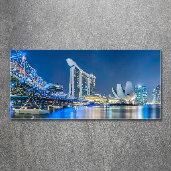 Foto in plexiglas Singapore bij nacht