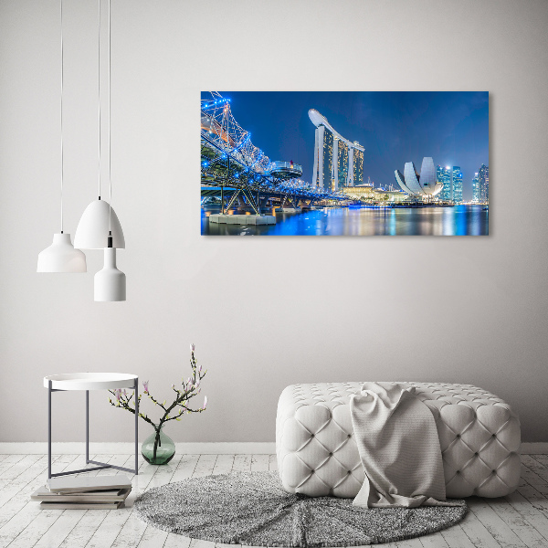Foto in plexiglas Singapore bij nacht