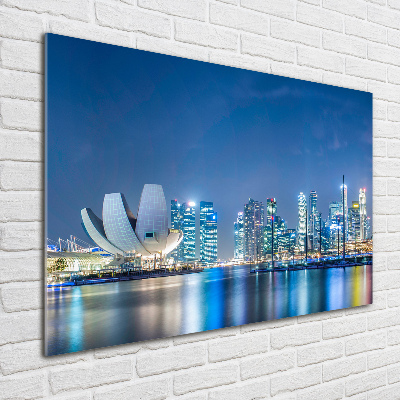 Foto in plexiglas Singapore bij nacht