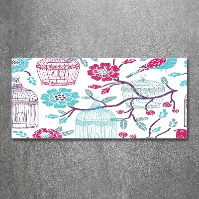 Foto obraz szkło akryl Klatki dla ptaków