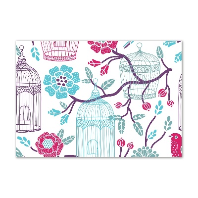 Foto obraz szkło akryl Klatki dla ptaków