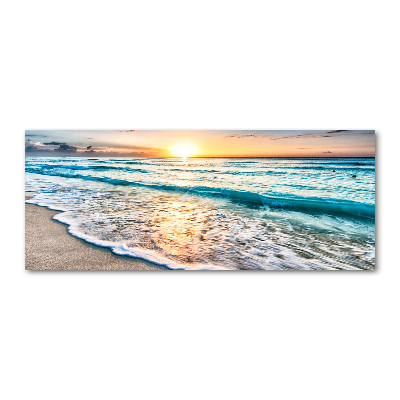 Plexiglas schilderij Zonsondergangstrand