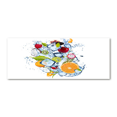 Foto in plexiglas Fruit en ijs