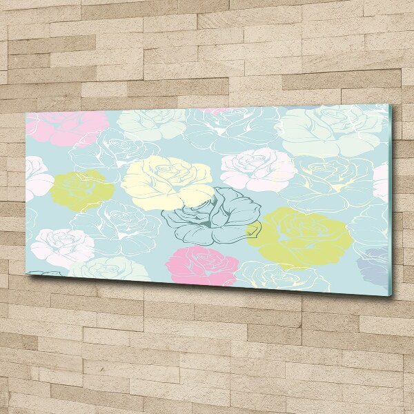 Obraz zdjęcie na ścianę szkło akrylowe Róże