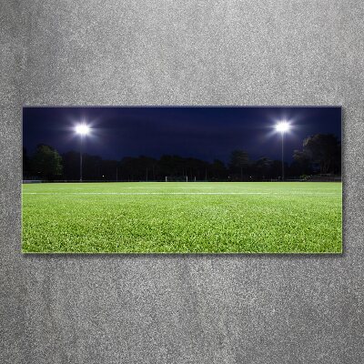 Plexiglas foto Voetbalveld