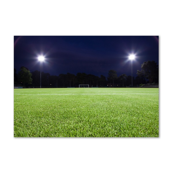 Plexiglas foto Voetbalveld