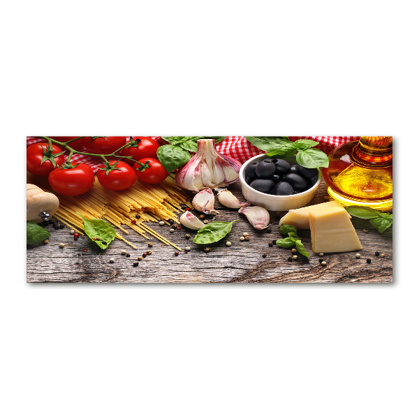 Schilderij op acrylglas Italiaans eten