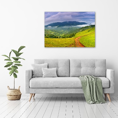 Plexiglas schilderij Groene heuvels