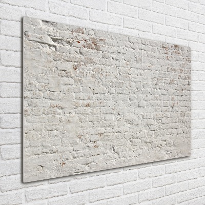 Schilderij op acrylglas Bakstenen muur