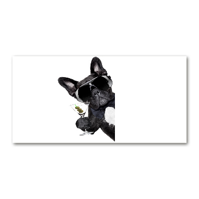 Foto in plexiglas Martini Dog