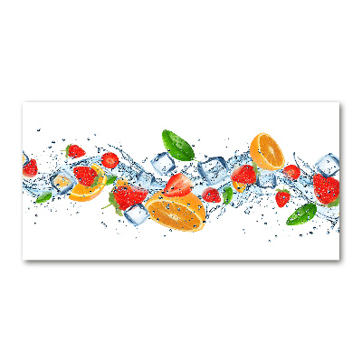 Plexiglas schilderij Fruit met ijs