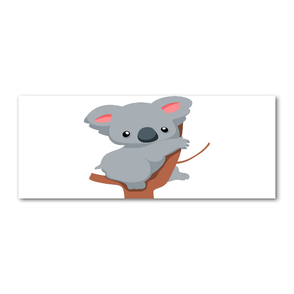 Schilderij op acrylglas Koala in een boom