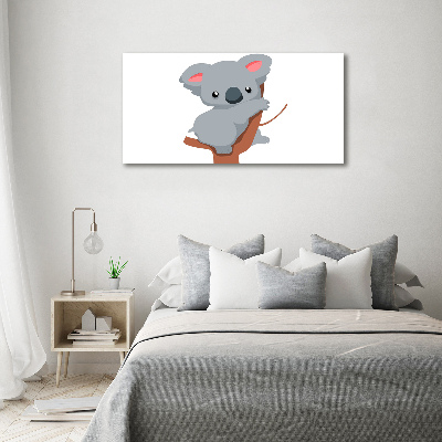 Schilderij op acrylglas Koala in een boom