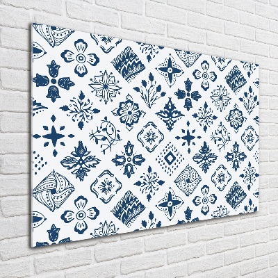 Plexiglas schilderij Bloemenpatroon