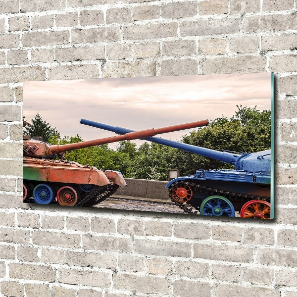 Plexiglas schilderij Twee tanks