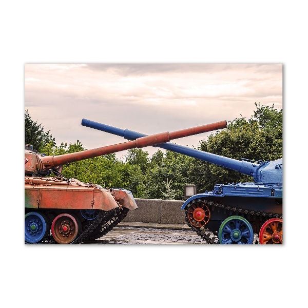 Plexiglas schilderij Twee tanks