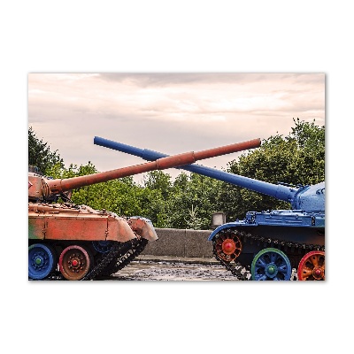 Plexiglas schilderij Twee tanks