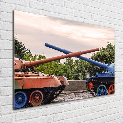 Plexiglas schilderij Twee tanks