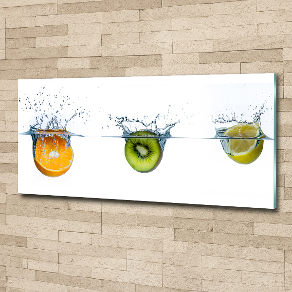 Foto in plexiglas Fruit onder water