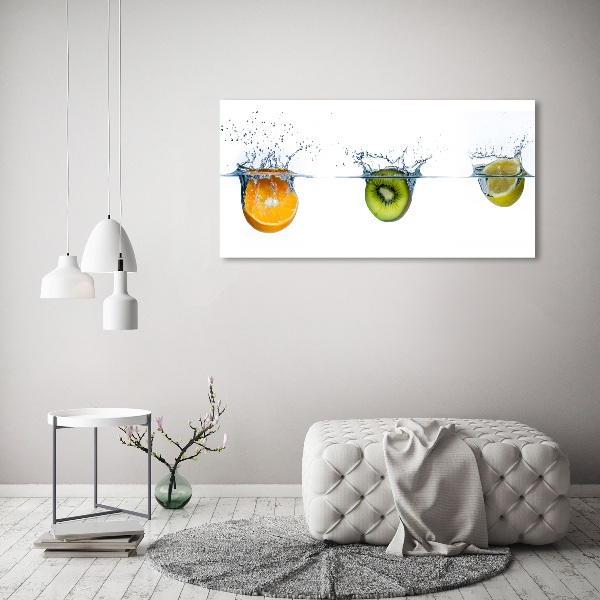 Foto in plexiglas Fruit onder water
