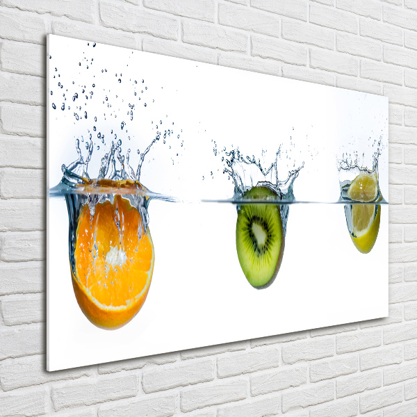 Foto in plexiglas Fruit onder water