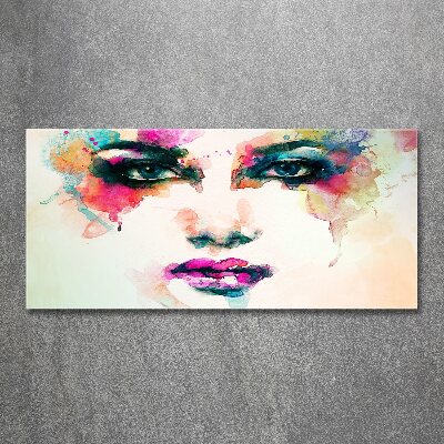 Schilderij op acrylglas Portret van een vrouw