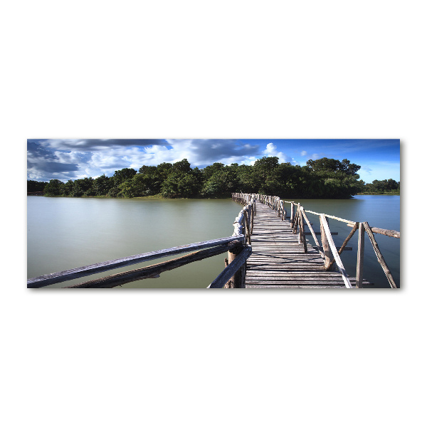 Foto plexiglas Houten brug