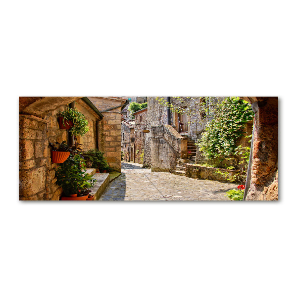 Plexiglas schilderij Een charmante straat