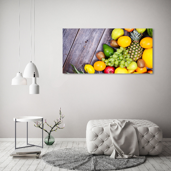 Plexiglas schilderij Fruit aan hout