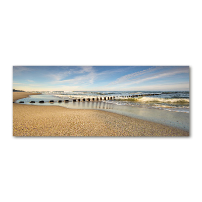 Plexiglas schilderij Strand aan de Oostzee