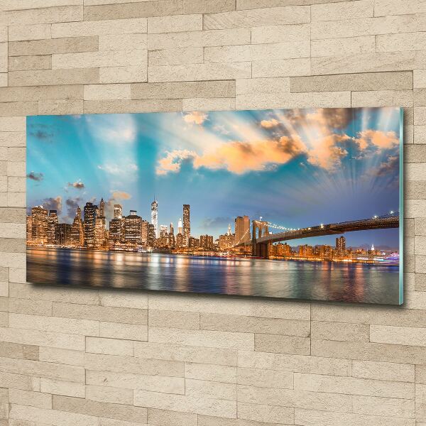 Plexiglas foto Brooklynbrug