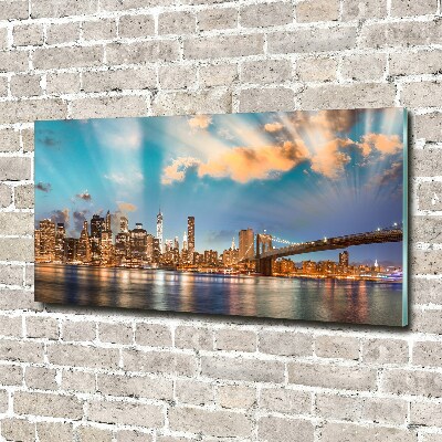 Plexiglas foto Brooklynbrug