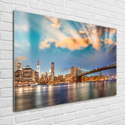 Plexiglas foto Brooklynbrug