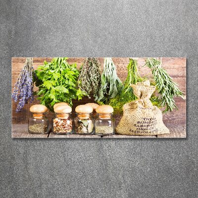 Plexiglas schilderij Kruiden aan een touwtje