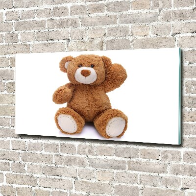 Schilderij op acrylglas Teddybeer