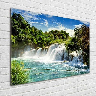 Foto plexiglas Krka-waterval